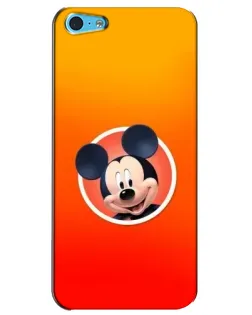 Чехол для iPhone 5c с картинкой «Mickey в круге»