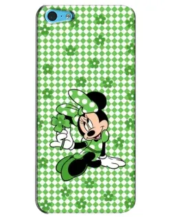 Чехол для iPhone 5c с картинкой «Mickey в клетку»