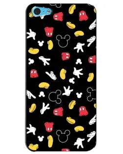 Чехол для iPhone 5c с картинкой «Графический принт лапок»