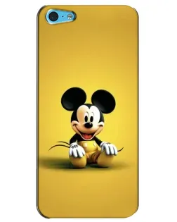 Чехол для iPhone 5c с картинкой «Микки на желтом»