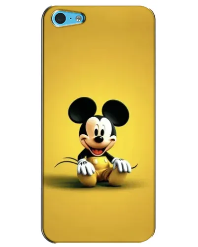 Чехол для iPhone 5c с картинкой «Микки на желтом» Чехол для iPhone 5c с картинкой «Микки на желтом»