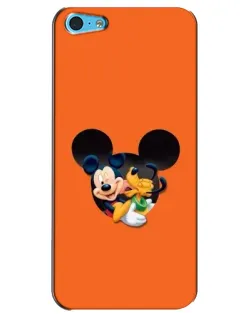 Чехол для iPhone 5c с картинкой «Сердце Микки Минни»