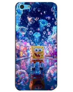Чехол для iPhone 5c с картинкой «Неоновый океан» Чехол для iPhone 5c с картинкой «Неоновый океан»