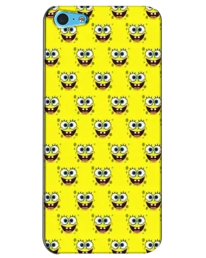 Чехол для iPhone 5c с картинкой «Паттерн Губка Боб» Чехол для iPhone 5c с картинкой «Паттерн Губка Боб»