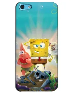 Чехол для iPhone 5c с картинкой «Спанч Боб победитель» Чехол для iPhone 5c с картинкой «Спанч Боб победитель»