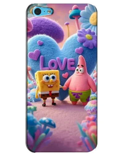 Чехол для iPhone 5c с картинкой «Губка Боб Патрик» Чехол для iPhone 5c с картинкой «Губка Боб Патрик»