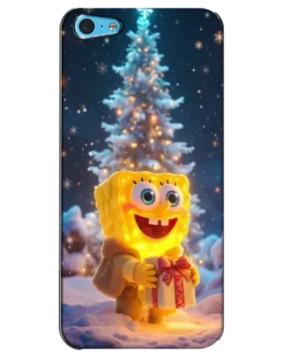 Чехол для iPhone 5c с картинкой «Рождественский Спанч Боб» Чехол для iPhone 5c с картинкой «Рождественский Спанч Боб»