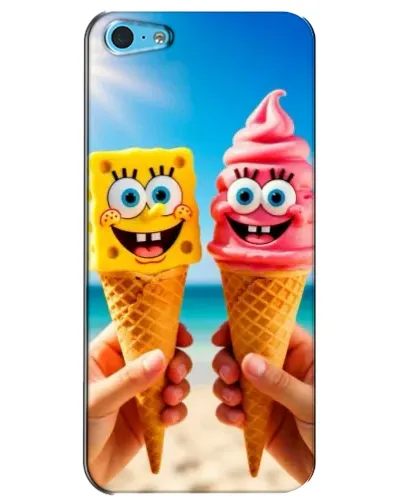 Чехол для iPhone 5c с картинкой «Спанч Боб мороженое» Чехол для iPhone 5c с картинкой «Спанч Боб мороженое»