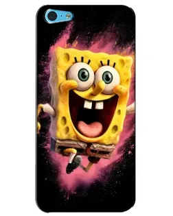 Чехол для iPhone 5c с картинкой «Взрывной Спанч Боб» Чехол для iPhone 5c с картинкой «Взрывной Спанч Боб»