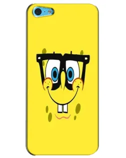 Чехол для iPhone 5c с картинкой «Минималистичный Спанч Боб» Чехол для iPhone 5c с картинкой «Минималистичный Спанч Боб»