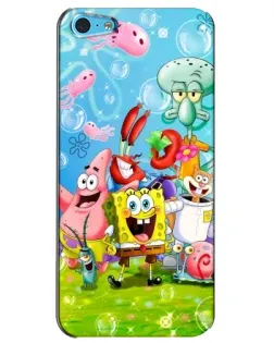 Чехол для iPhone 5c с картинкой «Губка Боб и друзья» Чехол для iPhone 5c с картинкой «Губка Боб и друзья»