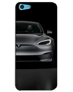 Чехол для iPhone 5c с картинкой «Tesla Model S Look»