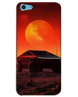 Чехол для iPhone 5c с картинкой «Cybertruck на Марсе» Чехол для iPhone 5c с картинкой «Cybertruck на Марсе»