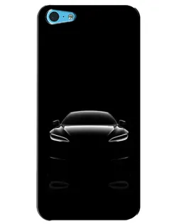 Чехол для iPhone 5c с картинкой «Силуэт Tesla Night» Чехол для iPhone 5c с картинкой «Силуэт Tesla Night»
