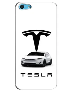 Чохол для iPhone 5c з картинкою «Tesla White Style» Чохол для iPhone 5c з картинкою «Tesla White Style»