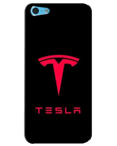 Чехол для iPhone 5c с картинкой «Tesla Red Logo»