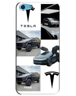Чохол для iPhone 5c з картинкою «Колаж Cybertruck Tesla» Чохол для iPhone 5c з картинкою «Колаж Cybertruck Tesla»