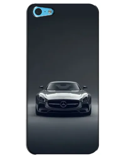 Чехол для iPhone 5c с картинкой «Mercedes на черном»
