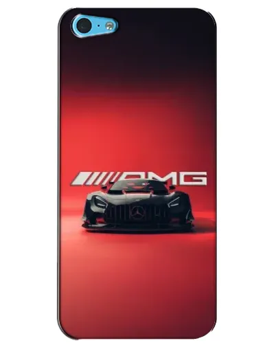 Чехол для iPhone 5c с картинкой «Mercedes AMG — красная линия»