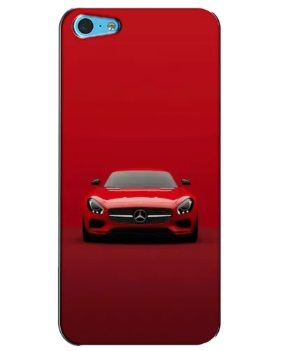 Чехол для iPhone 5c с картинкой «Красный Mercedes AMG»