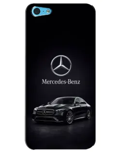 Чехол для iPhone 5c с картинкой «Mercedes — решетка радиатора»