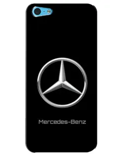Чехол для iPhone 5c с картинкой «Mercedes Silver Logo»