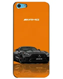 Чехол для iPhone 5c с картинкой «Оранжевый Mercedes AMG»