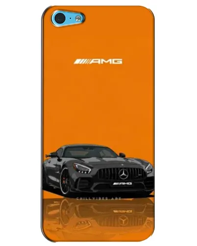 Чехол для iPhone 5c с картинкой «Оранжевый Mercedes AMG»