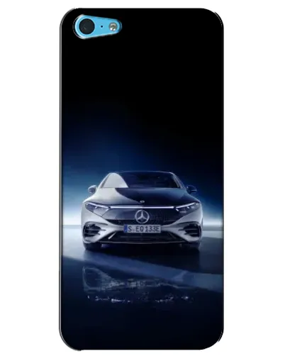 Чехол для iPhone 5c с картинкой «Ночной Mercedes EQ»