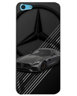 Чехол для iPhone 5c с картинкой «Mercedes AMG — графика»