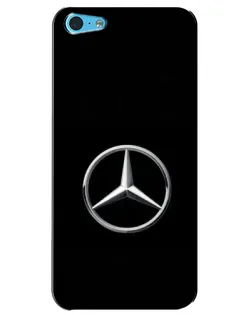 Чехол для iPhone 5c с картинкой «Mercedes классический лого»