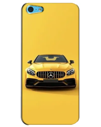 Чехол для iPhone 5c с картинкой «Желтый Mercedes GT»