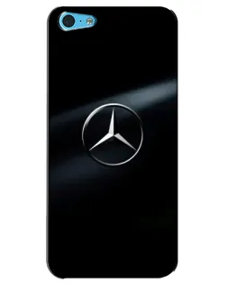Чехол для iPhone 5c с картинкой «Mercedes на металле» Чехол для iPhone 5c с картинкой «Mercedes на металле»