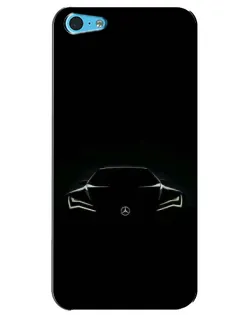 Чехол для iPhone 5c с картинкой «Mercedes — силуэт авто» Чехол для iPhone 5c с картинкой «Mercedes — силуэт авто»