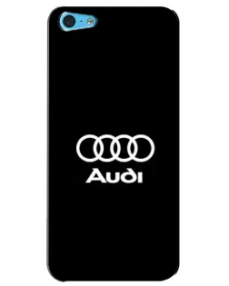 Чехол для iPhone 5c с картинкой «Классическое лого Audi»