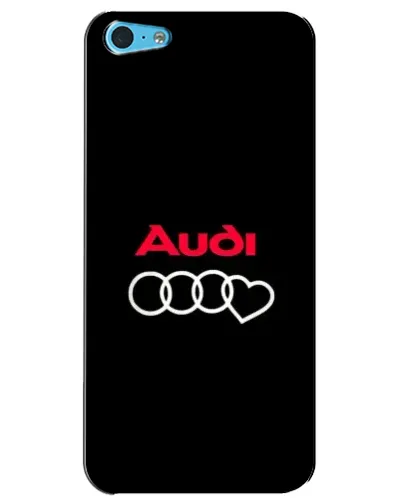Чехол для iPhone 5c с картинкой «Логотип Audi Heart»