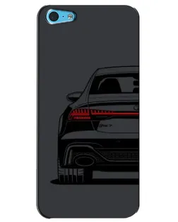 Чехол для iPhone 5c с картинкой «Задняя часть Audi — арт»