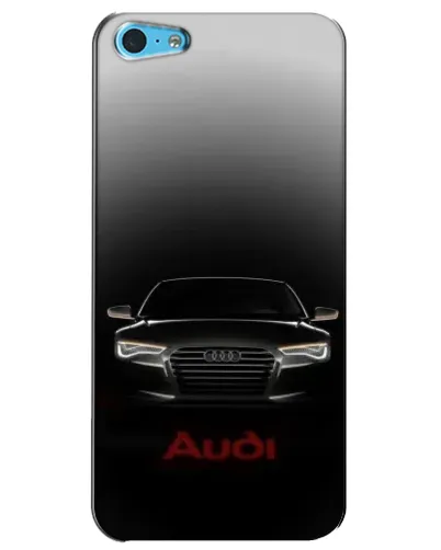 Чехол для iPhone 5c с картинкой «Audi — градиентный контур»