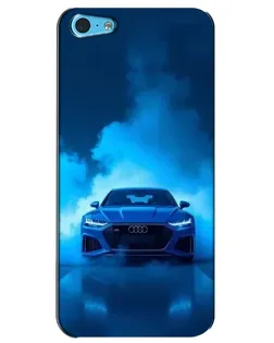 Чехол для iPhone 5c с картинкой «Audi — голубая энергия»
