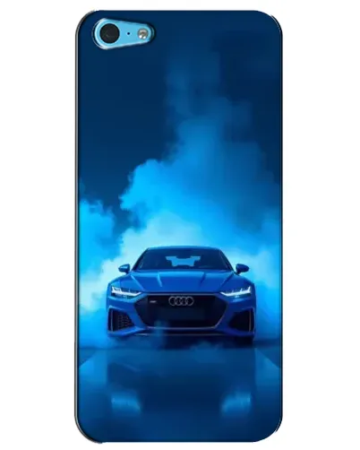 Чехол для iPhone 5c с картинкой «Audi — голубая энергия»