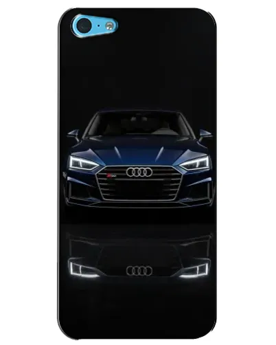 Чехол для iPhone 5c с картинкой «Audi — ночное отражение»