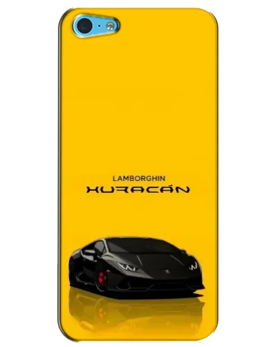Чехол для iPhone 5c с картинкой «Lamborghini Huracan черный»