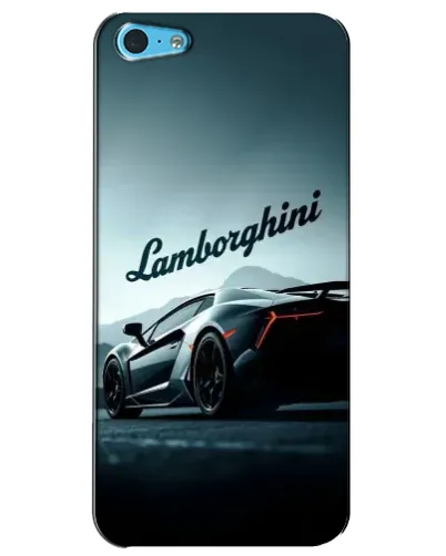 Чехол для iPhone 5c с картинкой «Классическая надпись Lamborghini»