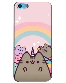 Чехол для iPhone 5c с картинкой «Единорог Pusheen»