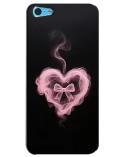 Чехол для iPhone 5c с картинкой «Дымчатое сердце»