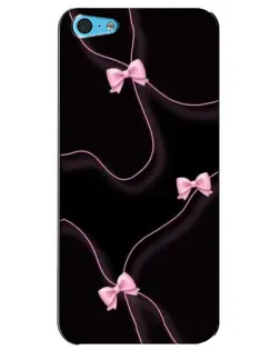 Чехол для iPhone 5c с картинкой «Розовые ленты»