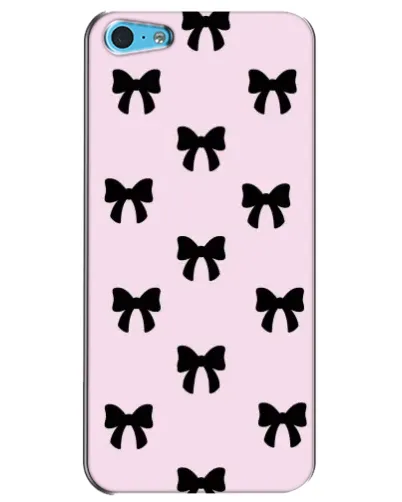 Чехол для iPhone 5c с картинкой «Черные банты Coquette» Чехол для iPhone 5c с картинкой «Черные банты Coquette»