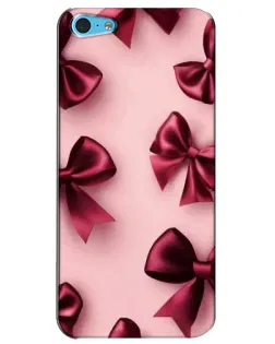 Чехол для iPhone 5c с картинкой «Бордовый атлас»