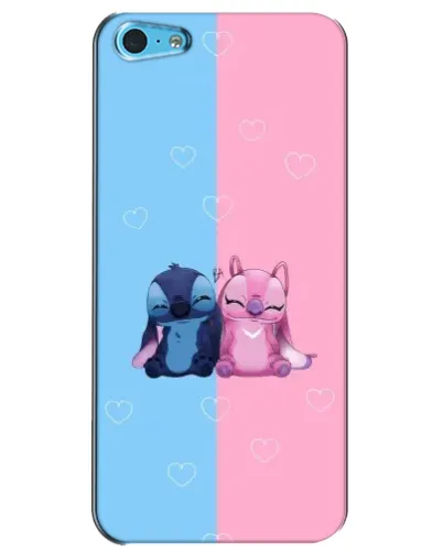 Чохол для iPhone 5c з картинкою «Stitch та Angel Love» Чохол для iPhone 5c з картинкою «Stitch та Angel Love»