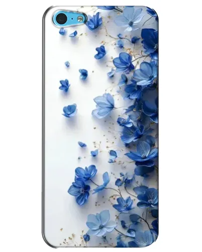 Чехол для iPhone 5c с картинкой «Голубой цветочный каскад» Чехол для iPhone 5c с картинкой «Голубой цветочный каскад»